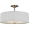 Progress Lighting Inspire Collection Brushed Nickel Three-Light 18" Semi-Flush Mount P350167-009 - alternate 3